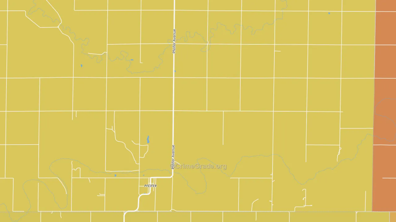 Pfeifer, KS Map of Assault Rates
