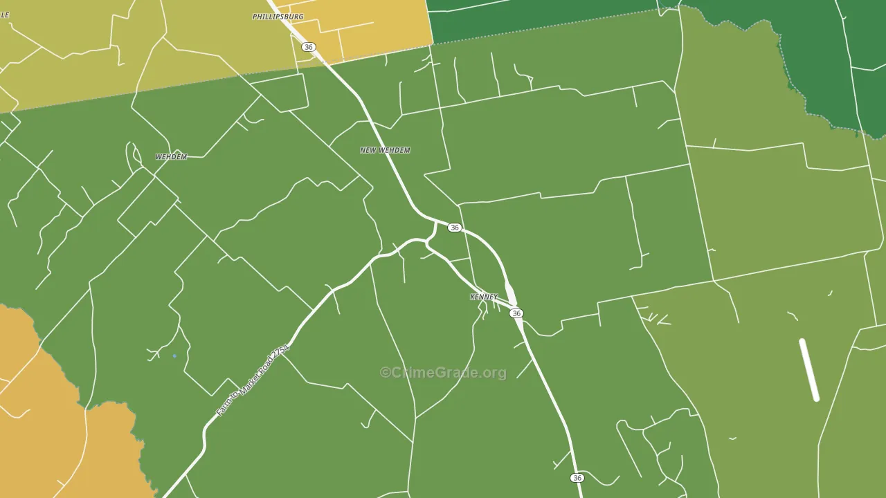 Phillipsburg, TX Map of Assault Rates