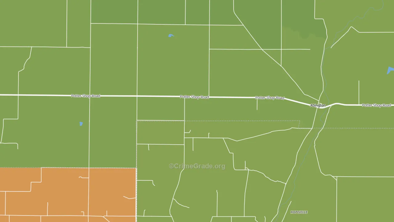 Philomath, IN Map of Assault Rates