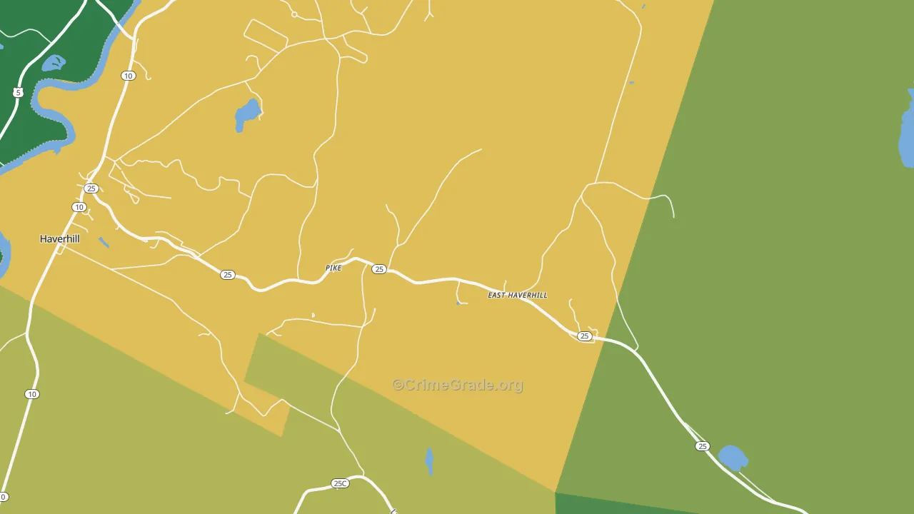 Pike, NH Map of Assault Rates
