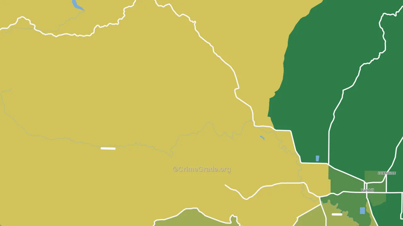 Pike, OR Map of Assault Rates