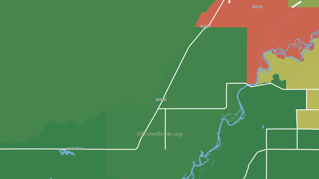 Pingree, ID Map of Assault Rates
