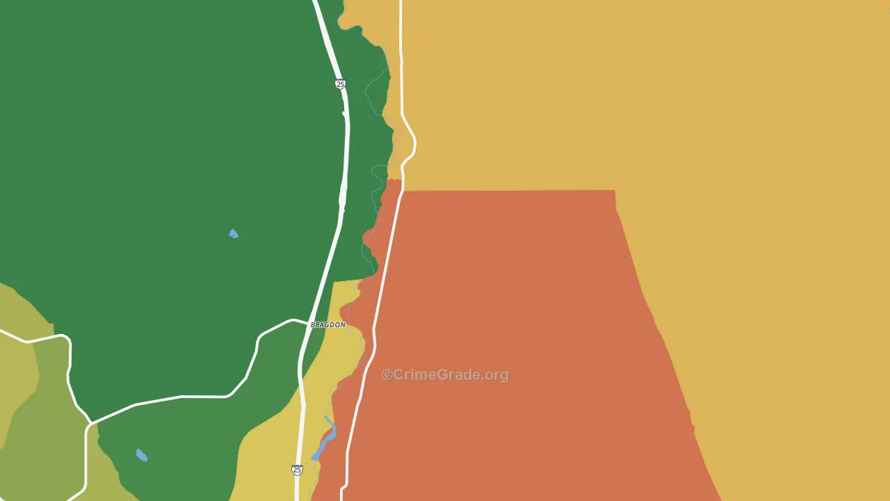Pinon, CO Map of Assault Rates
