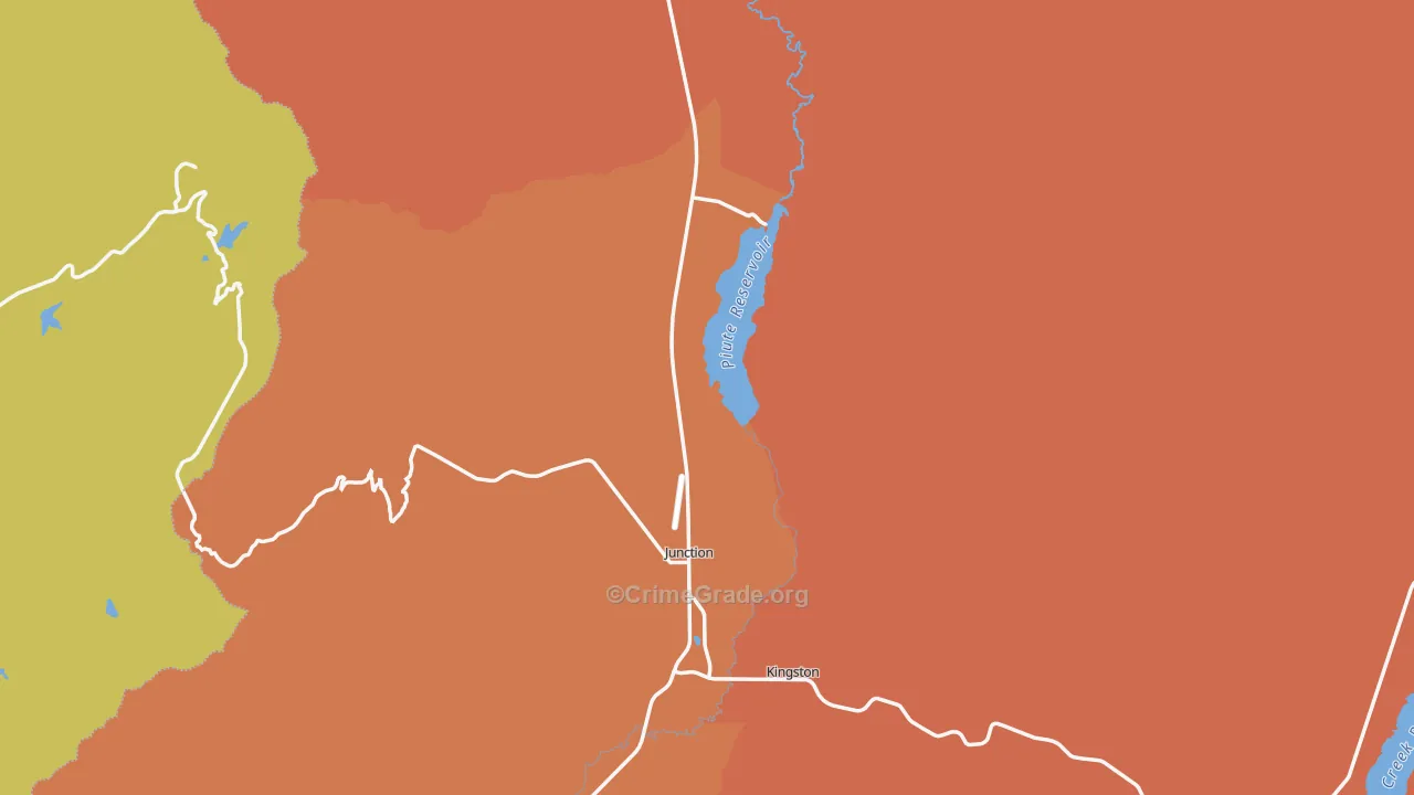 Piute County, UT Map of Assault Rates