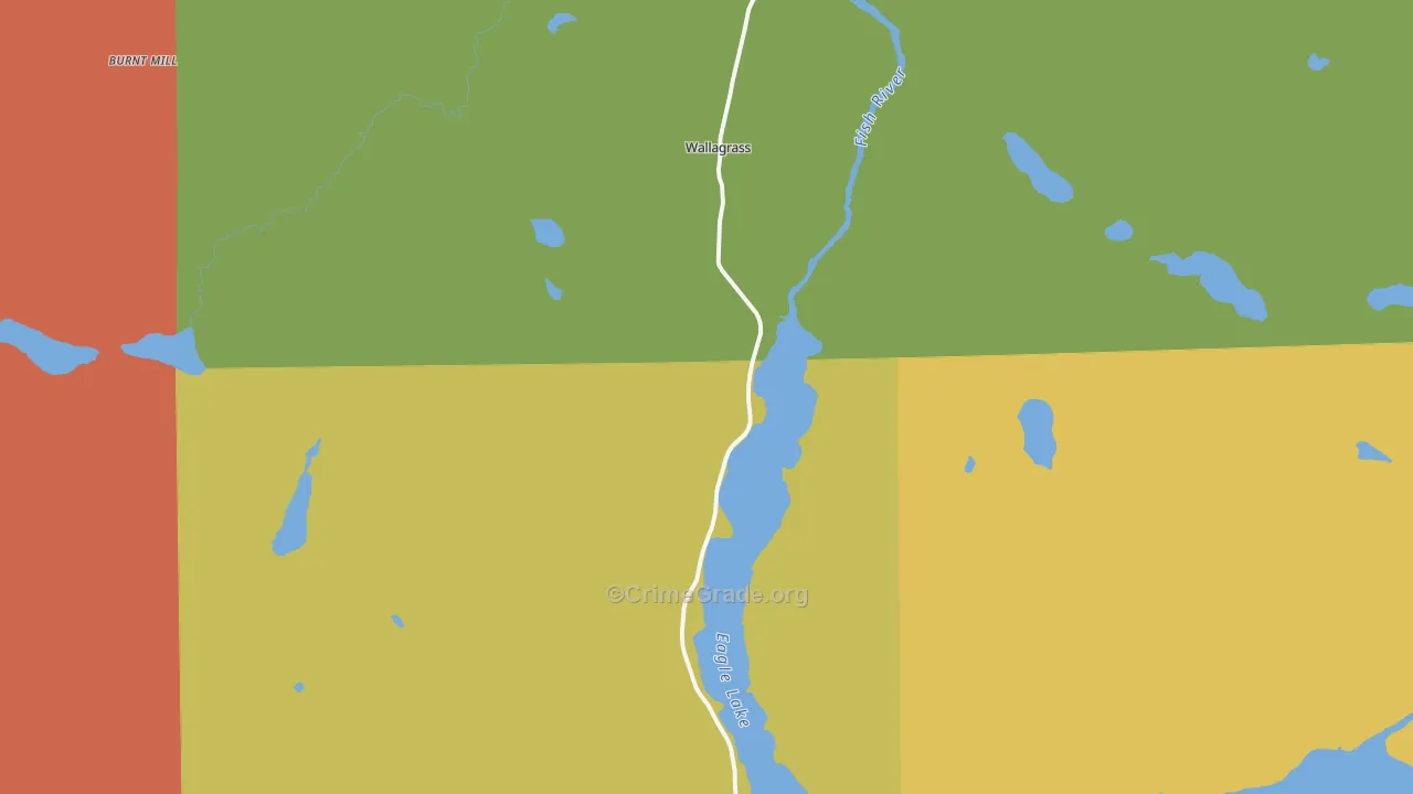 Plaisted, ME Map of Assault Rates
