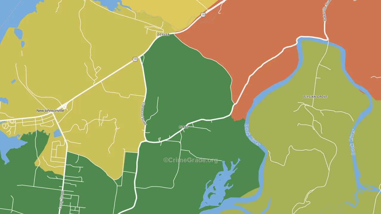 Plant, TN Map of Assault Rates