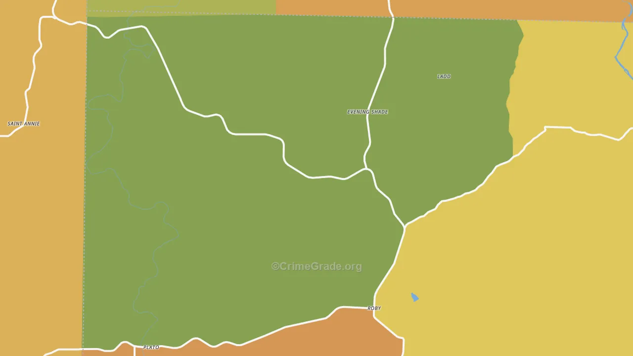 Plato, MO Map of Assault Rates