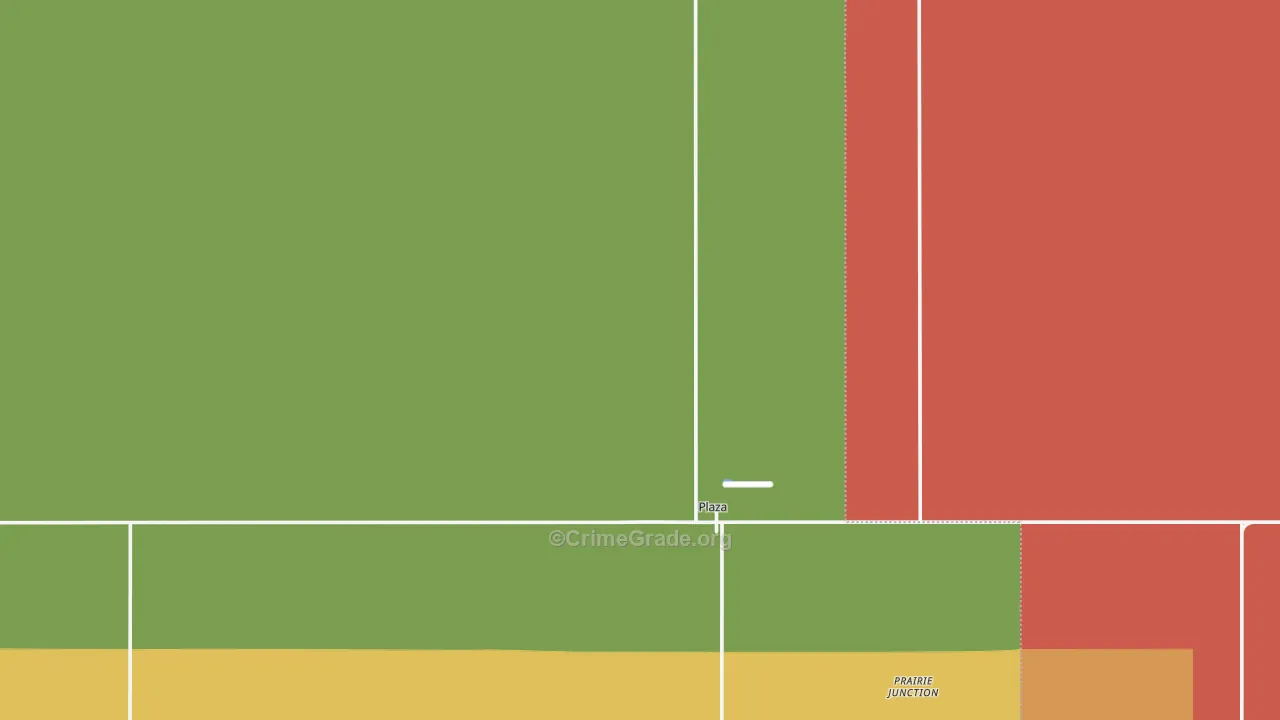 Plaza, ND Map of Assault Rates