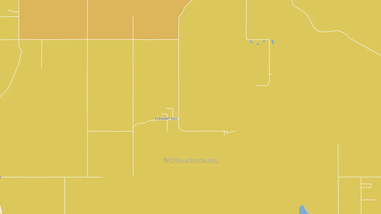 Pleasant Hill, OK Map of Assault Rates