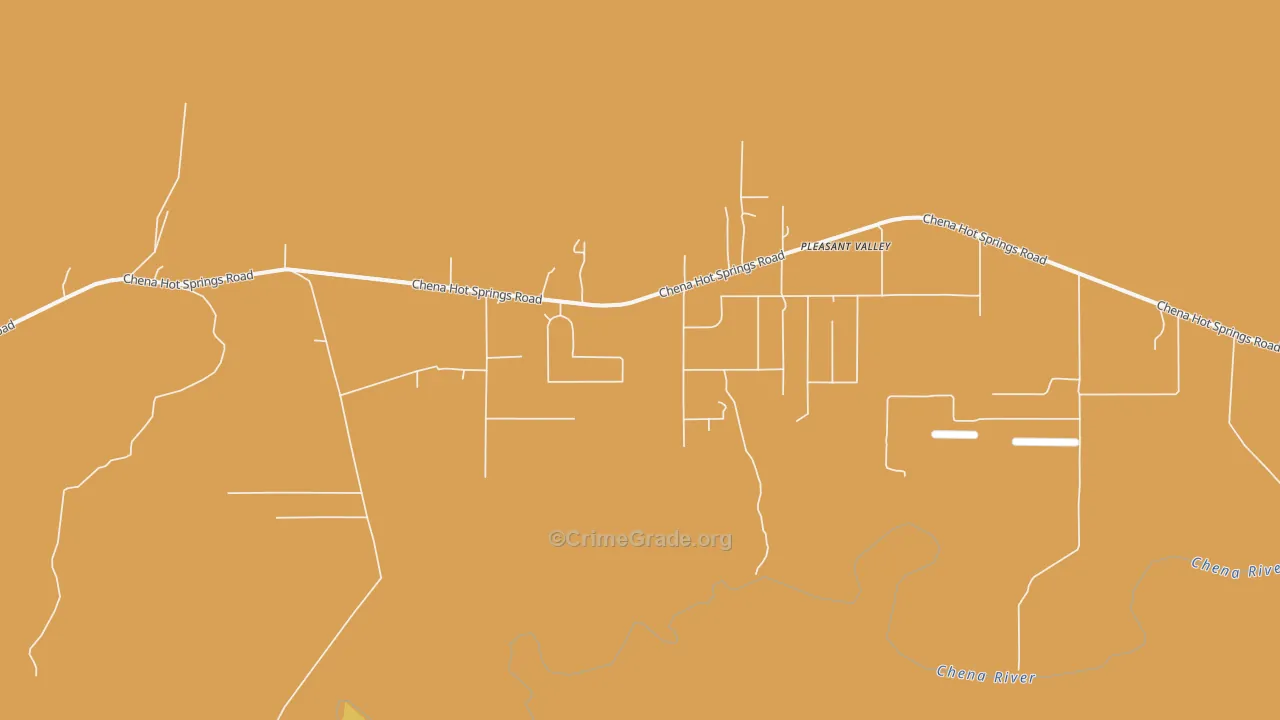 Pleasant Valley, AK Map of Assault Rates