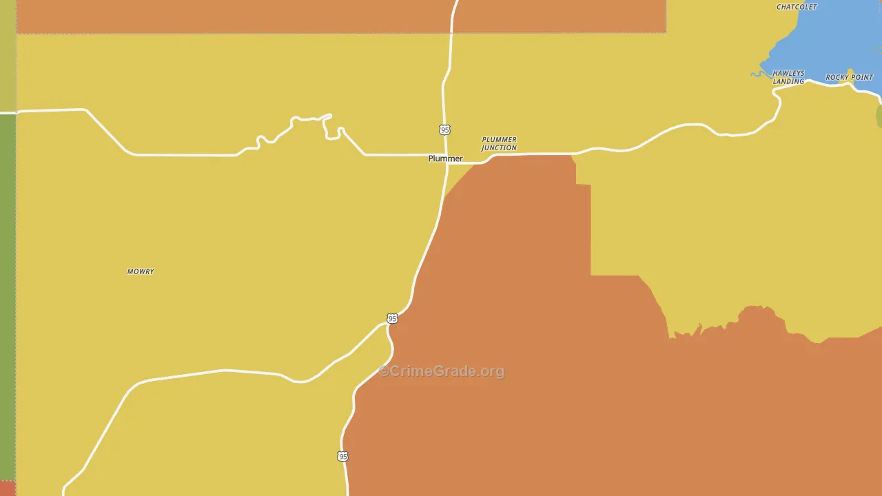Plummer, ID Map of Assault Rates