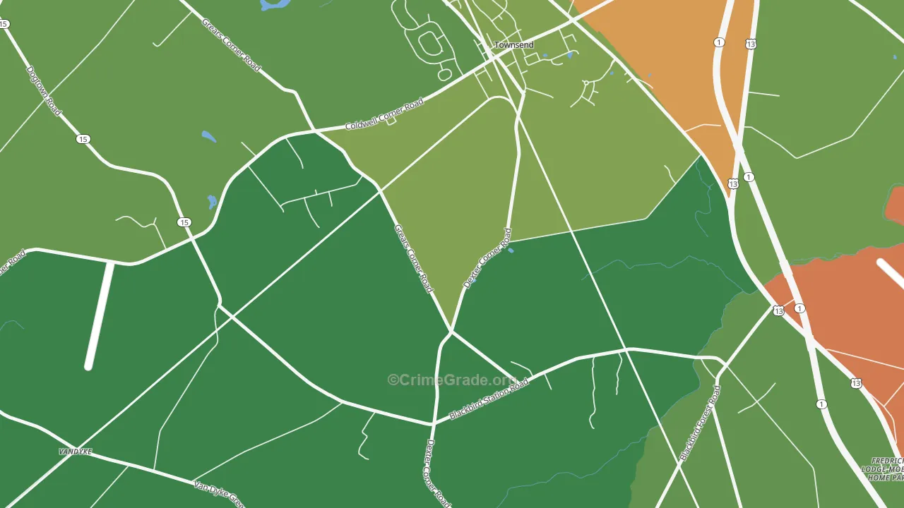 Point Breeze, DE Map of Assault Rates