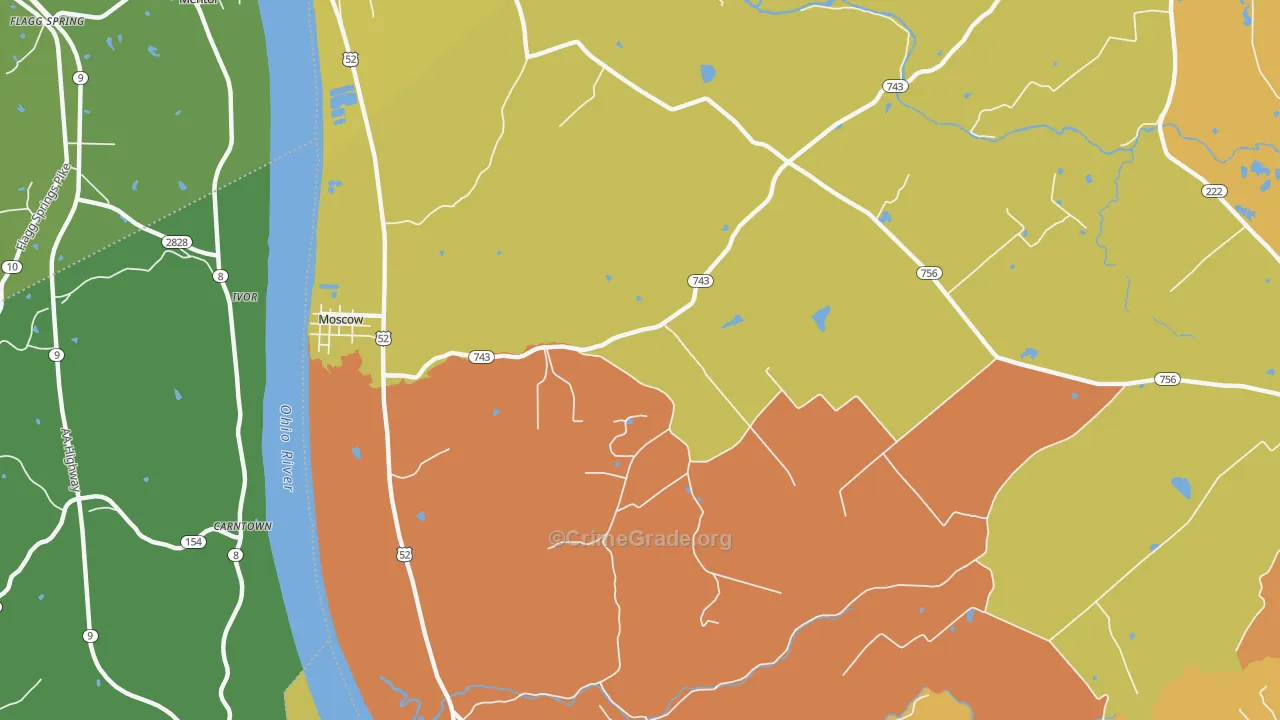 Point Isabel, OH Map of Assault Rates