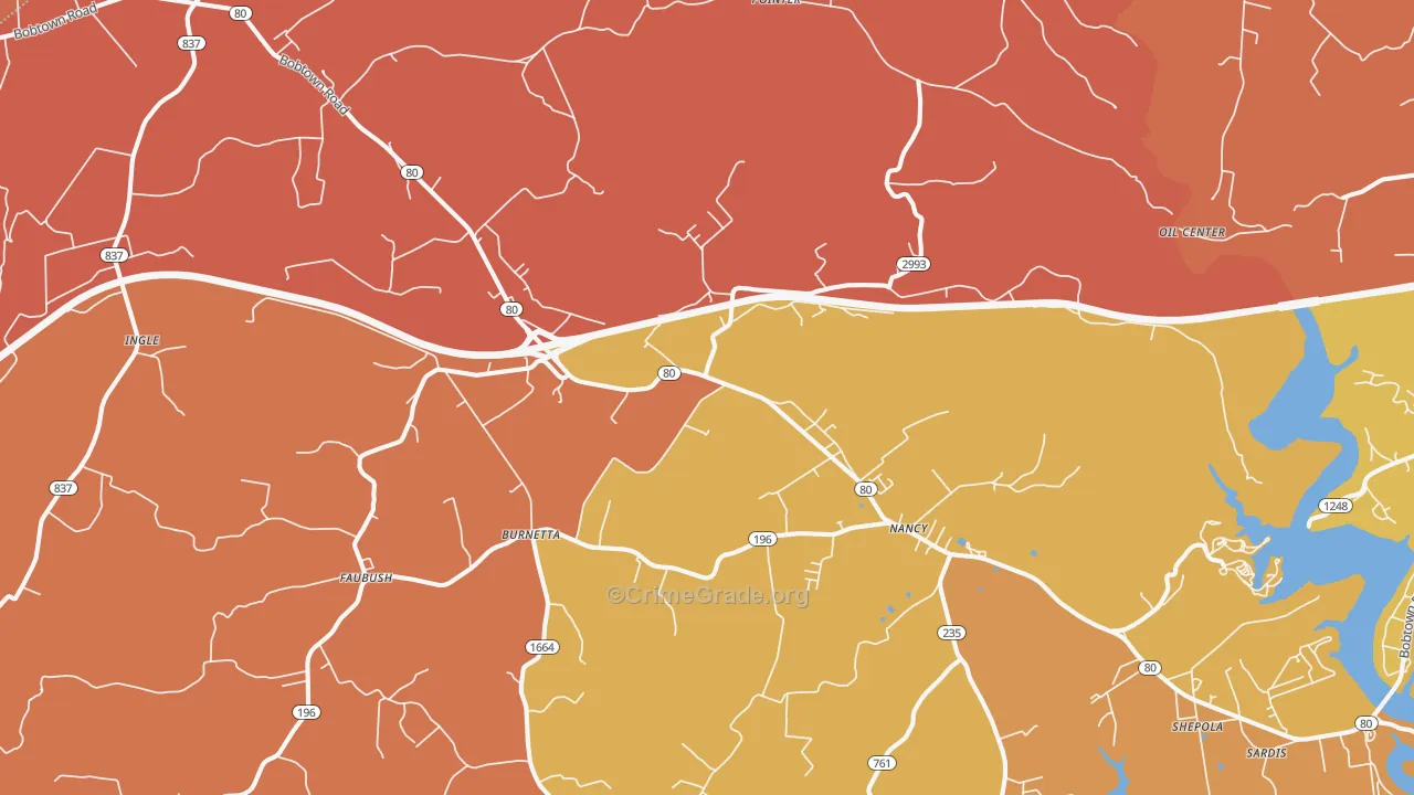 Pointer, KY Map of Assault Rates