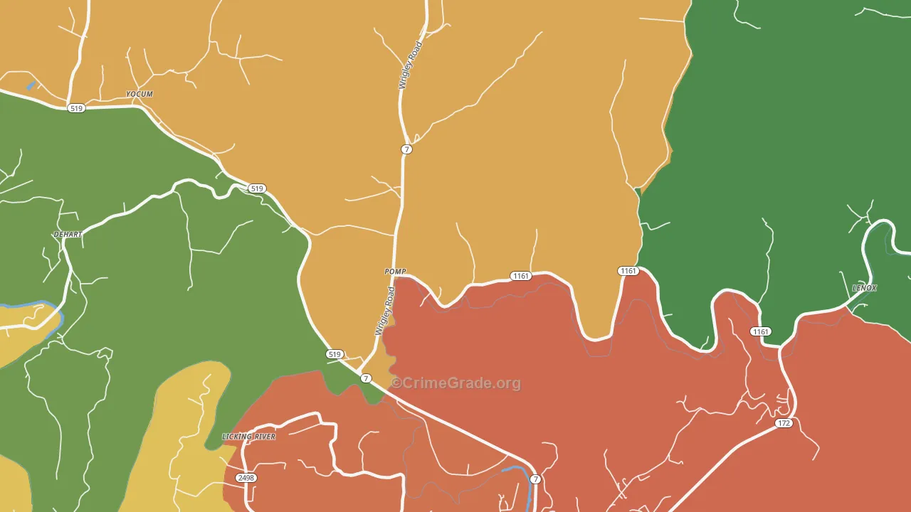 Pomp, KY Map of Assault Rates
