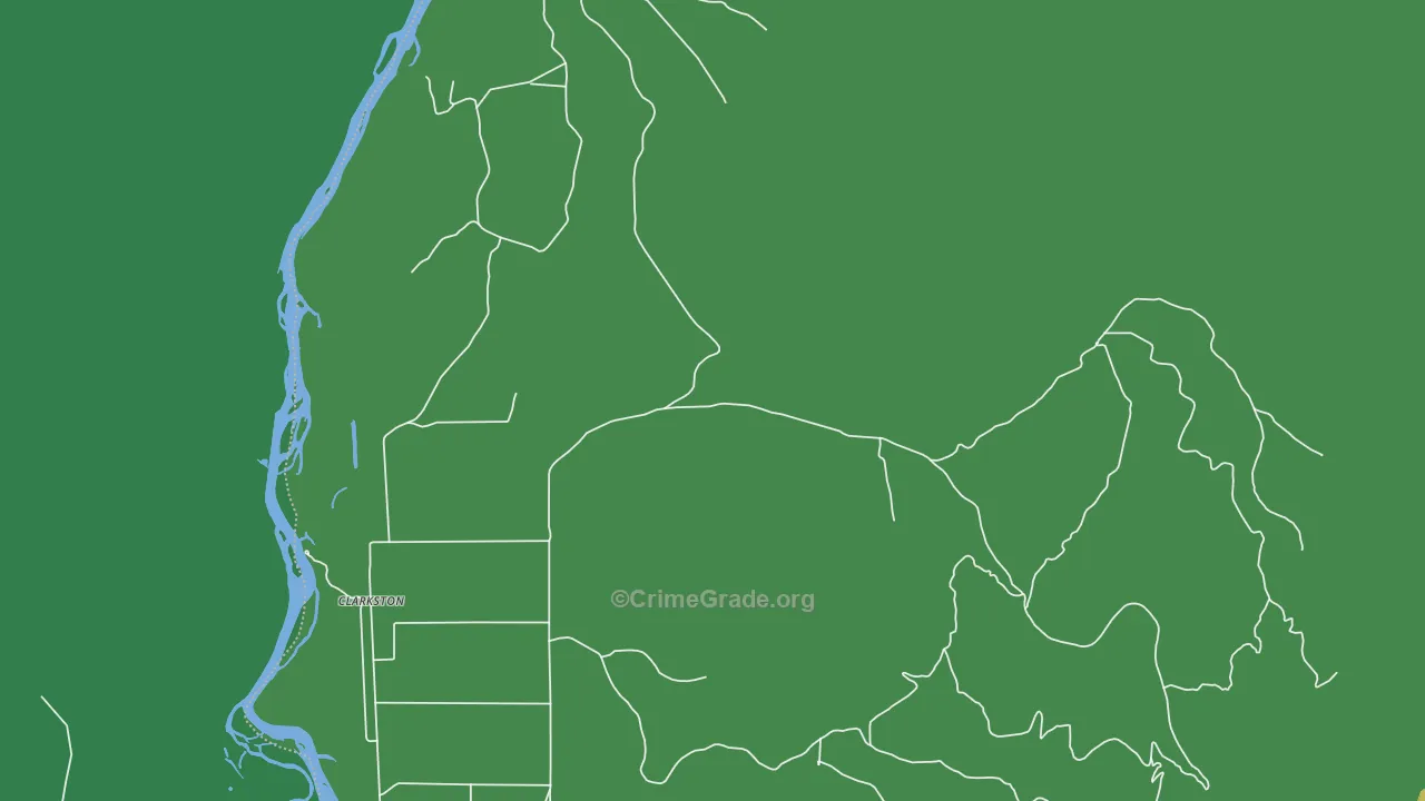 Ponderosa Pines, MT Map of Assault Rates