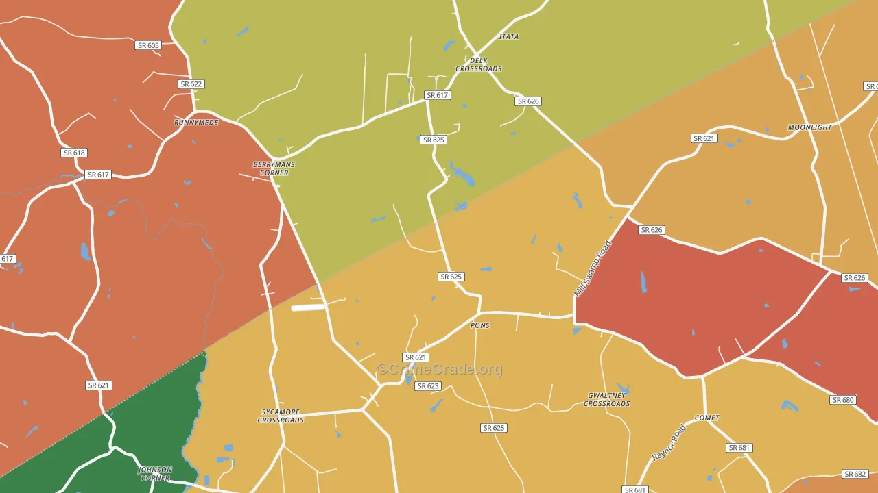 Pons, VA Map of Assault Rates
