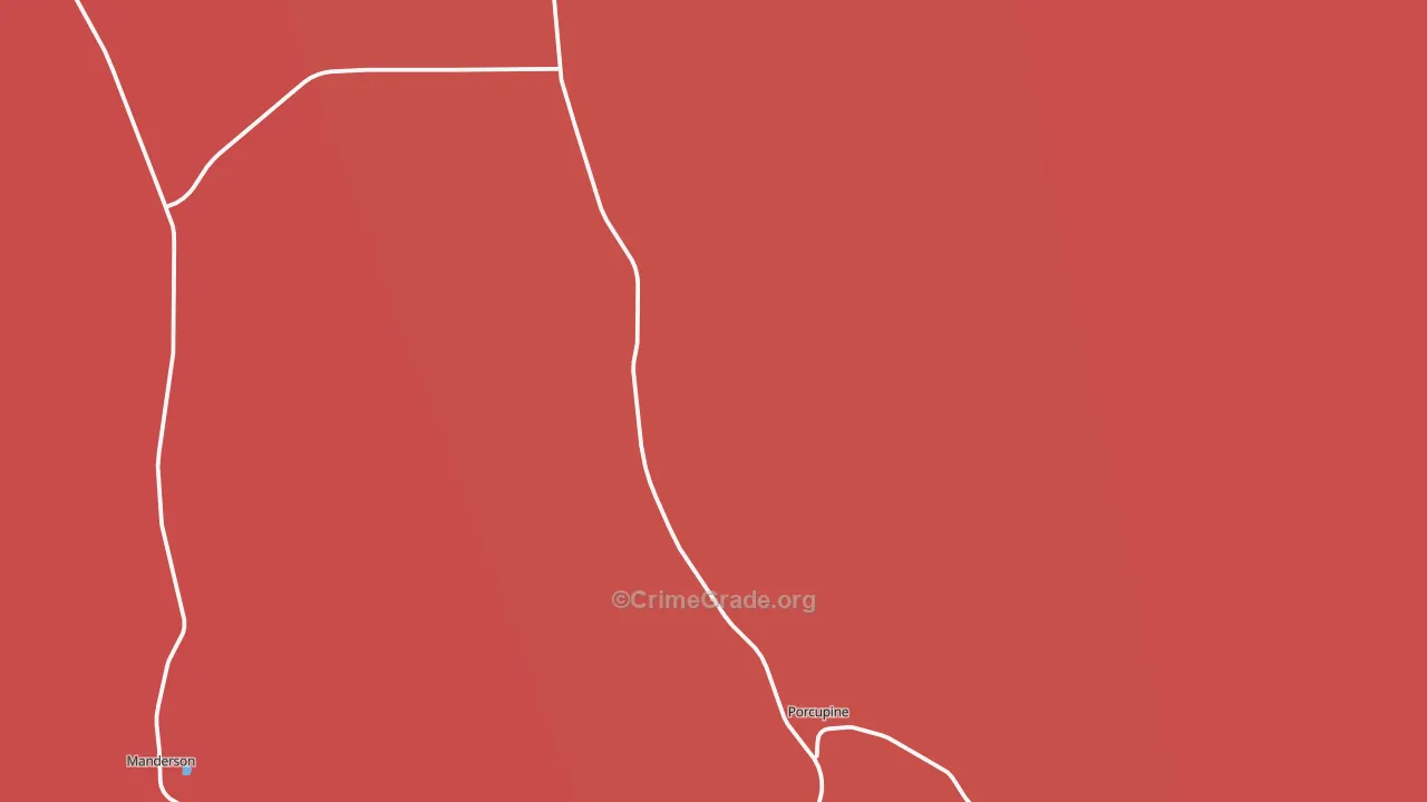 Porcupine, SD Map of Assault Rates