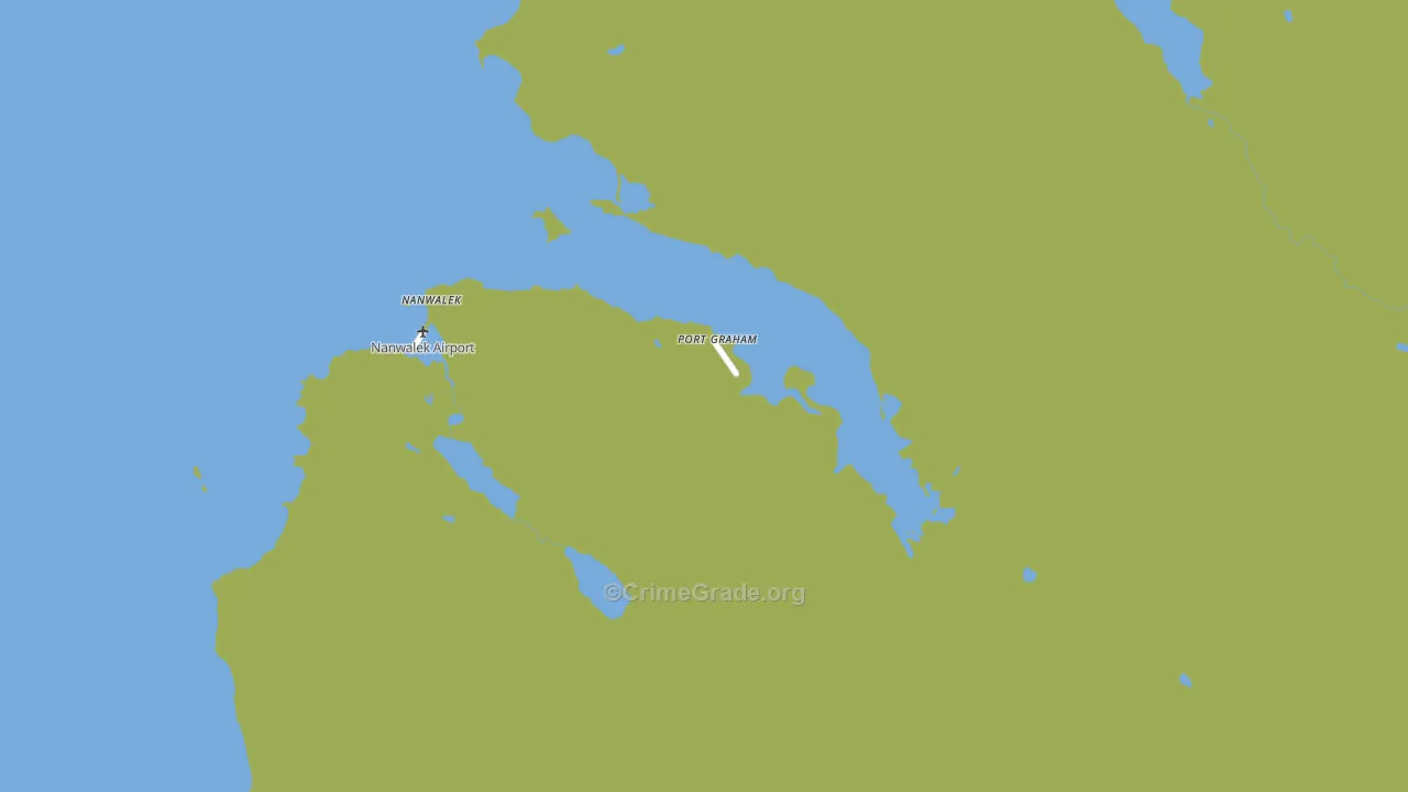 Port Graham, AK Map of Assault Rates