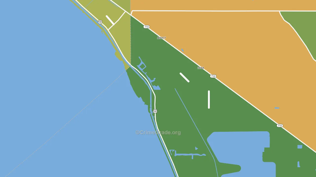 Port Mayaca, FL Map of Assault Rates