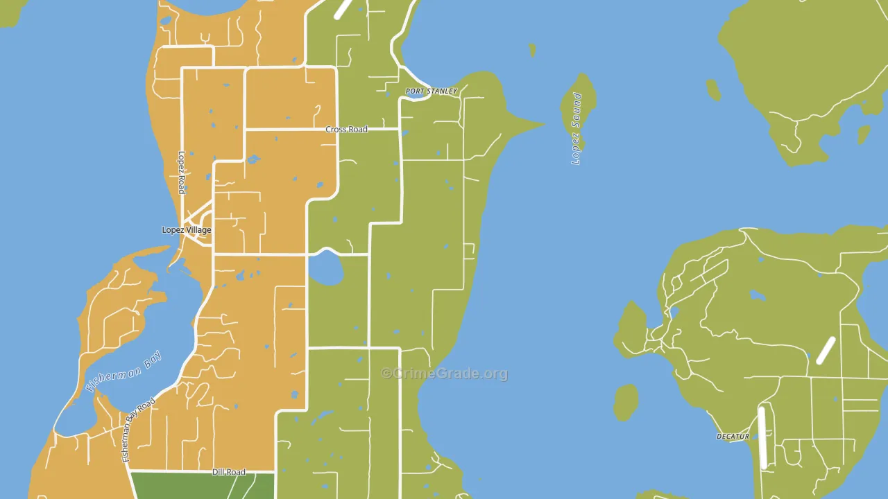 Port Stanley, WA Map of Assault Rates