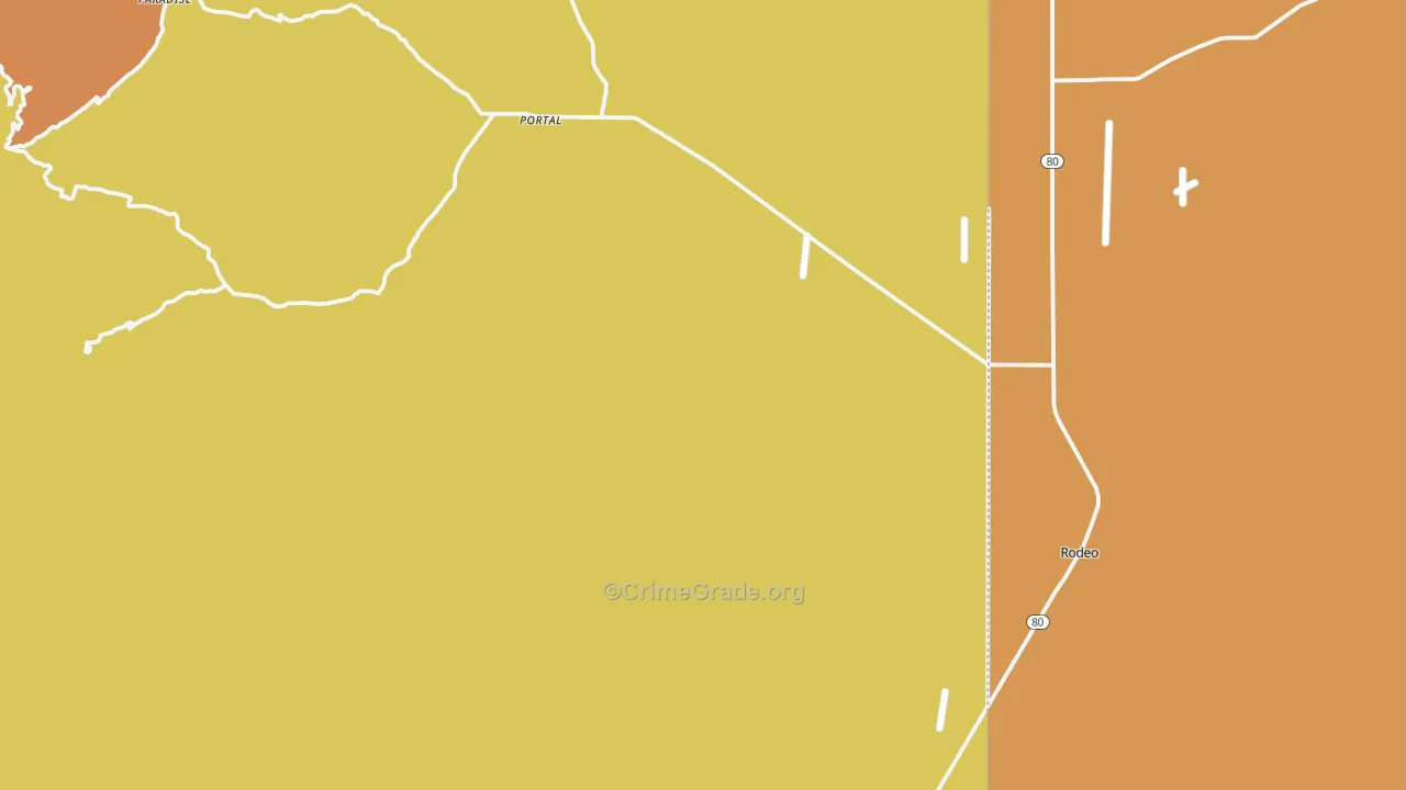 Portal, AZ Map of Assault Rates