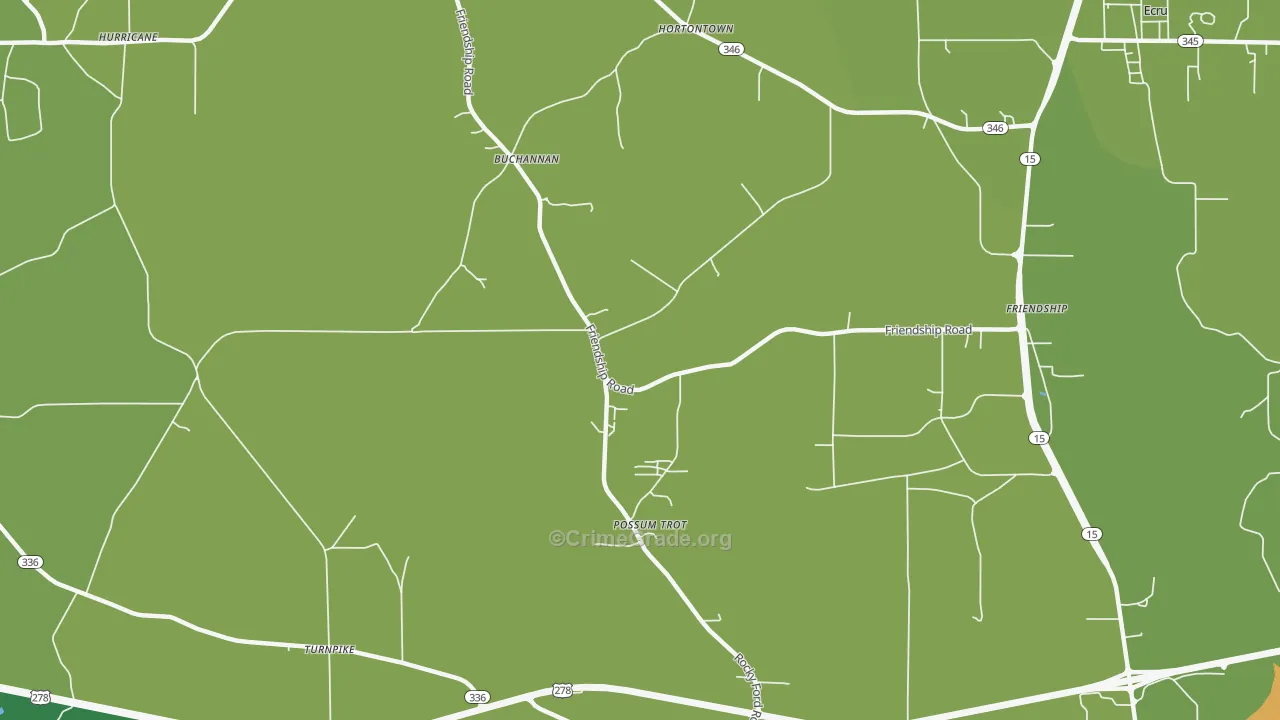 Possum Trot, MS Map of Assault Rates