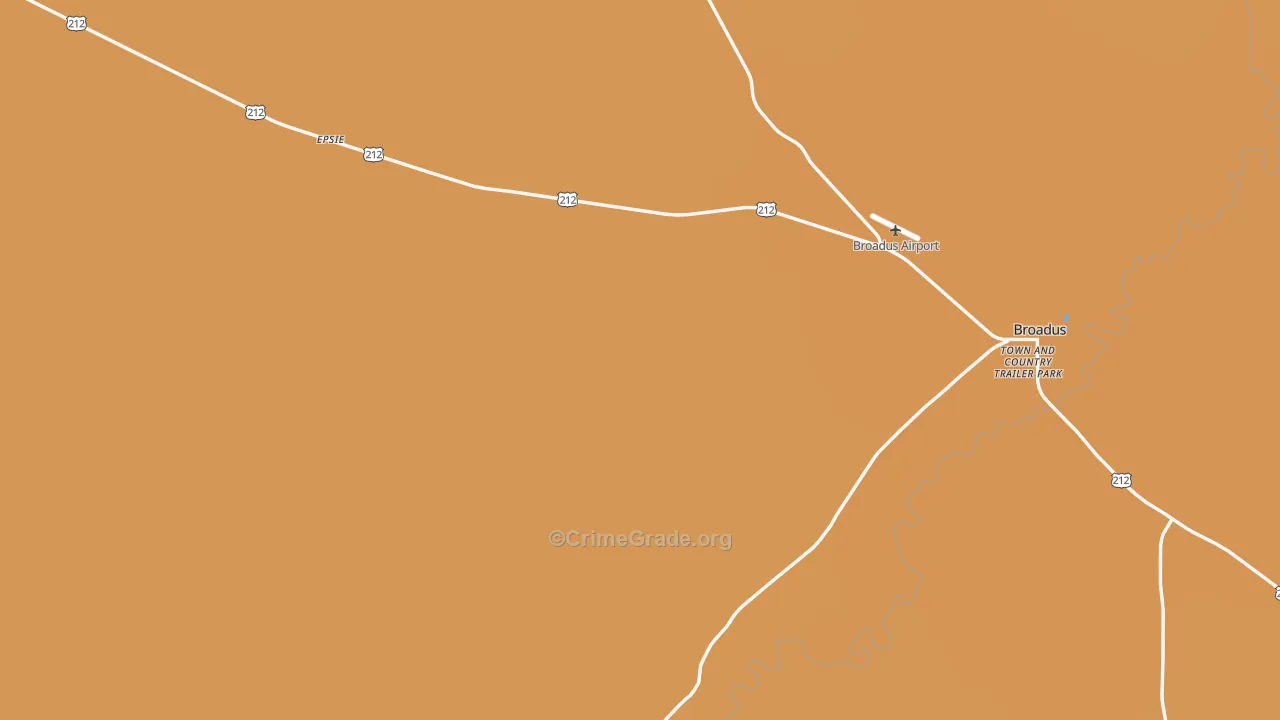 Powder River County, MT Map of Assault Rates