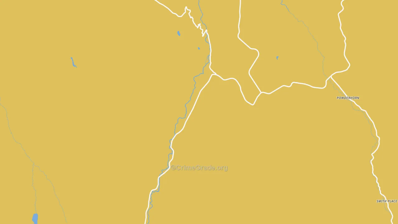 Powderhorn, CO Map of Assault Rates