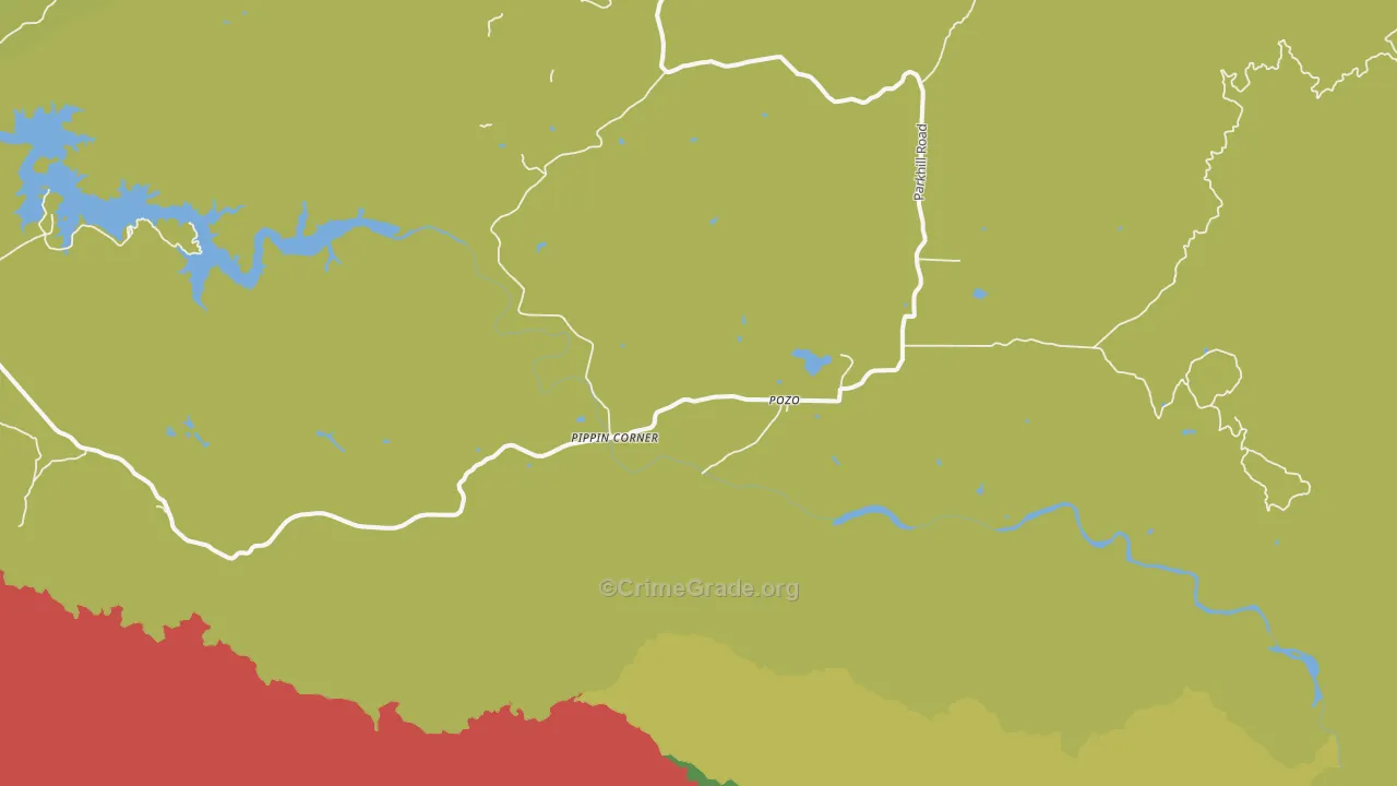 Pozo, CA Map of Assault Rates