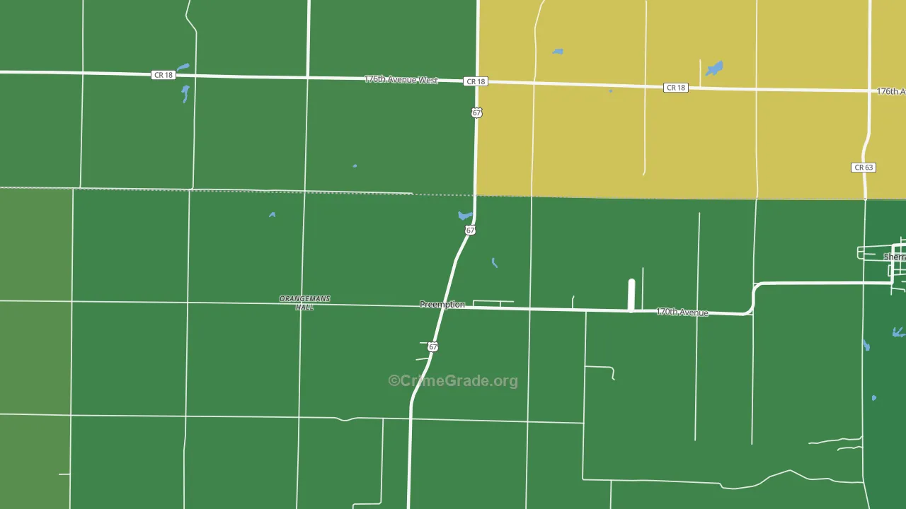 Preemption, IL Map of Assault Rates