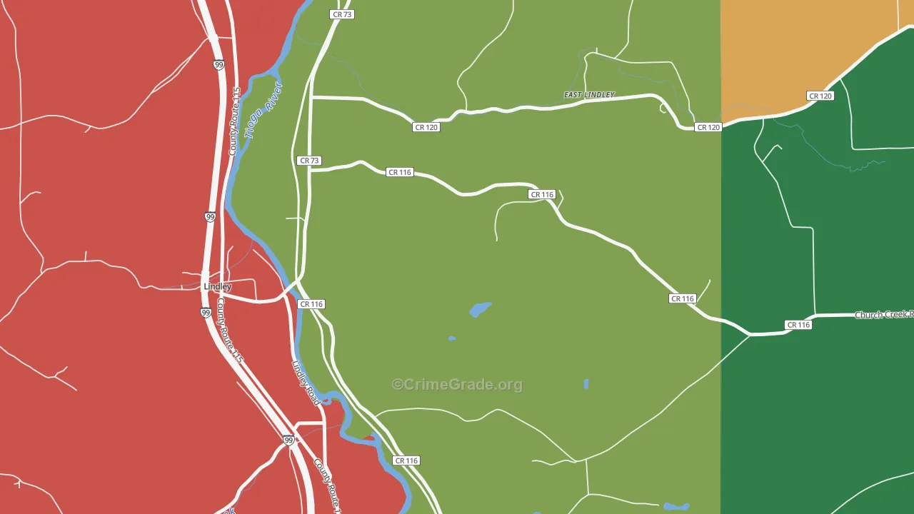 Presho, NY Map of Assault Rates