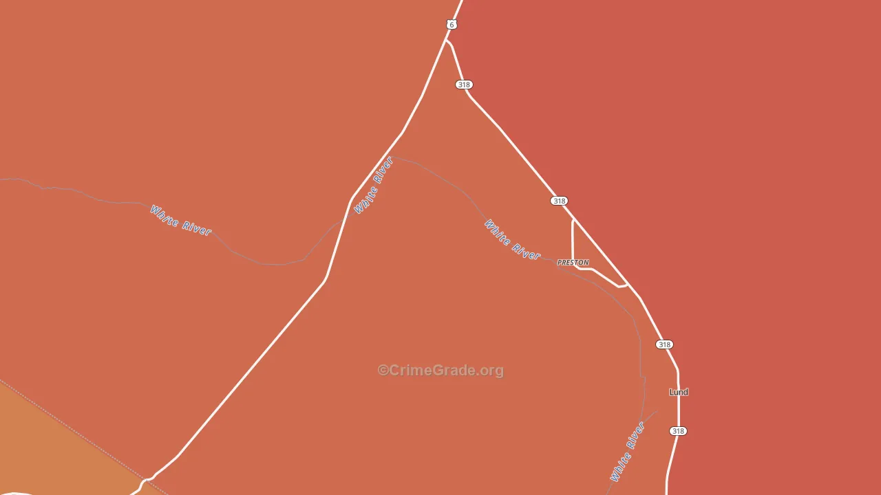 Preston, NV Map of Assault Rates