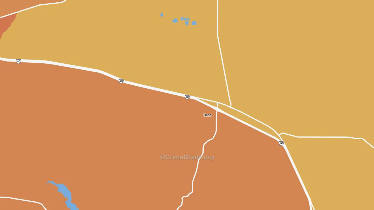 Prewitt, NM Map of Assault Rates