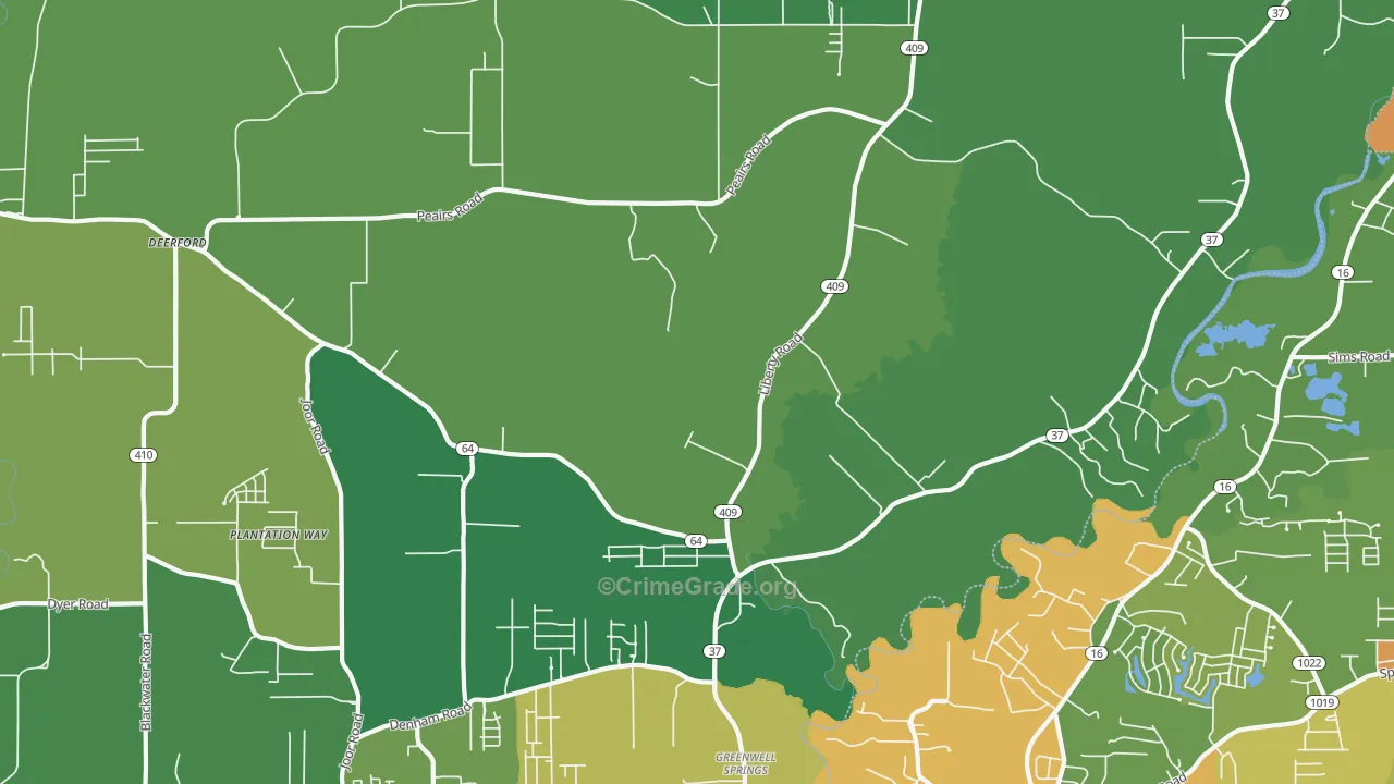 Pride, LA Map of Assault Rates