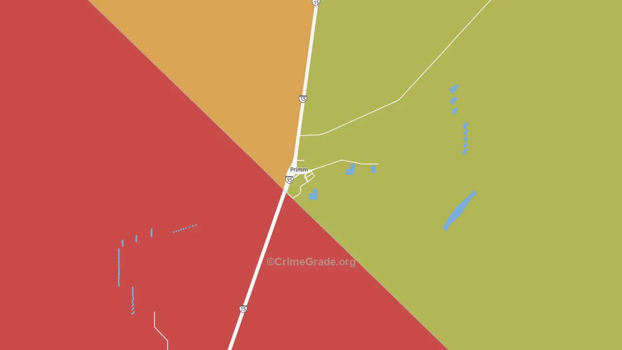 Primm, NV Map of Assault Rates