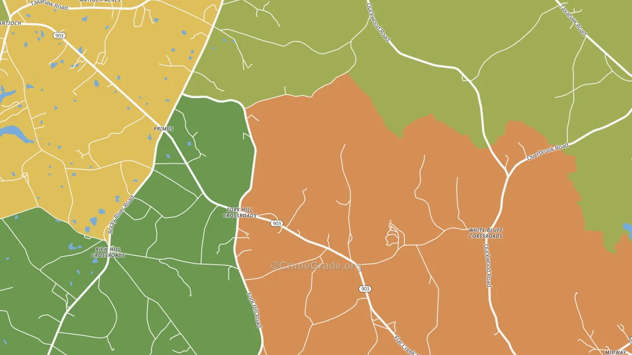 Primus, SC Map of Assault Rates