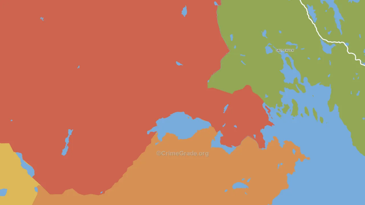 Prince of Wales-Hyder Census Area, AK Map of Assault Rates