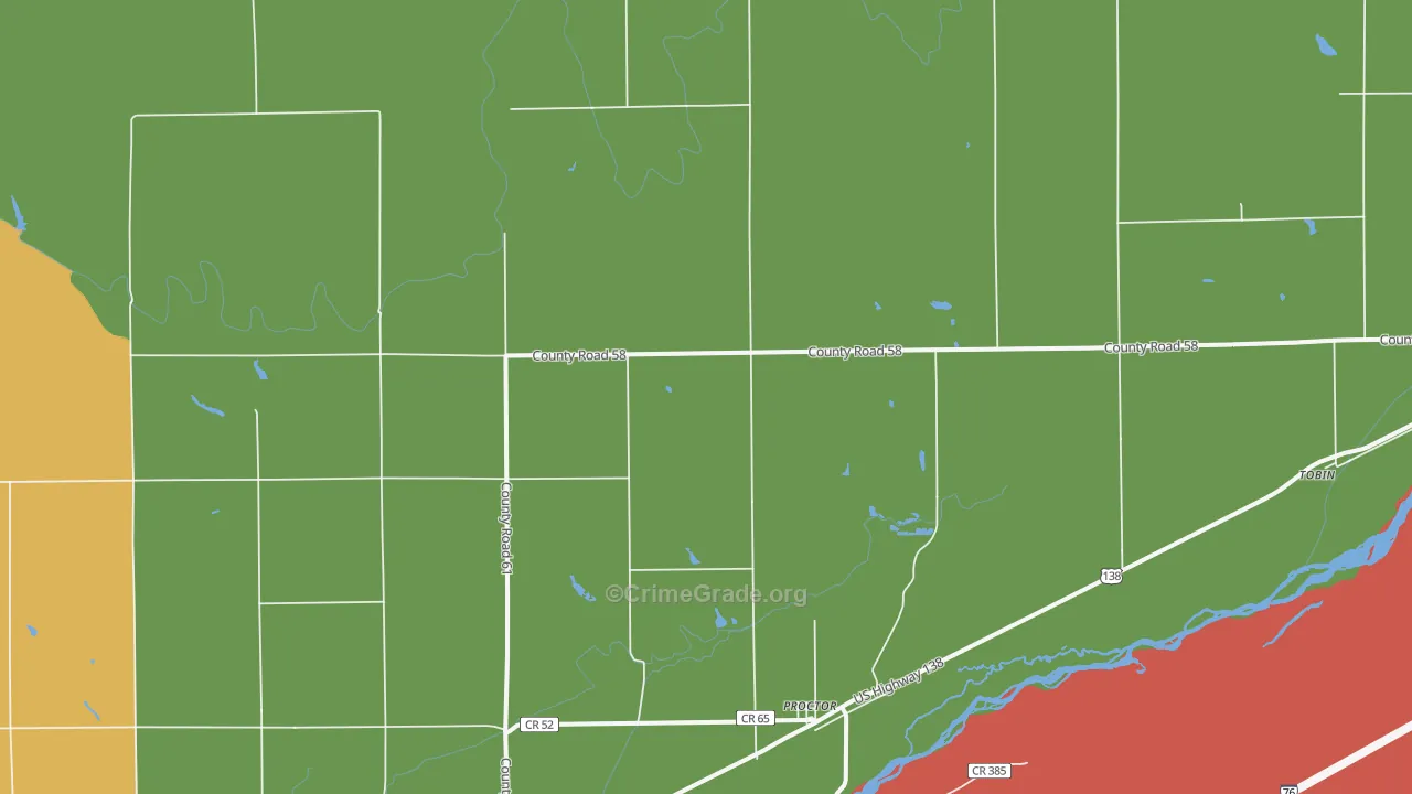 Proctor, CO Map of Assault Rates
