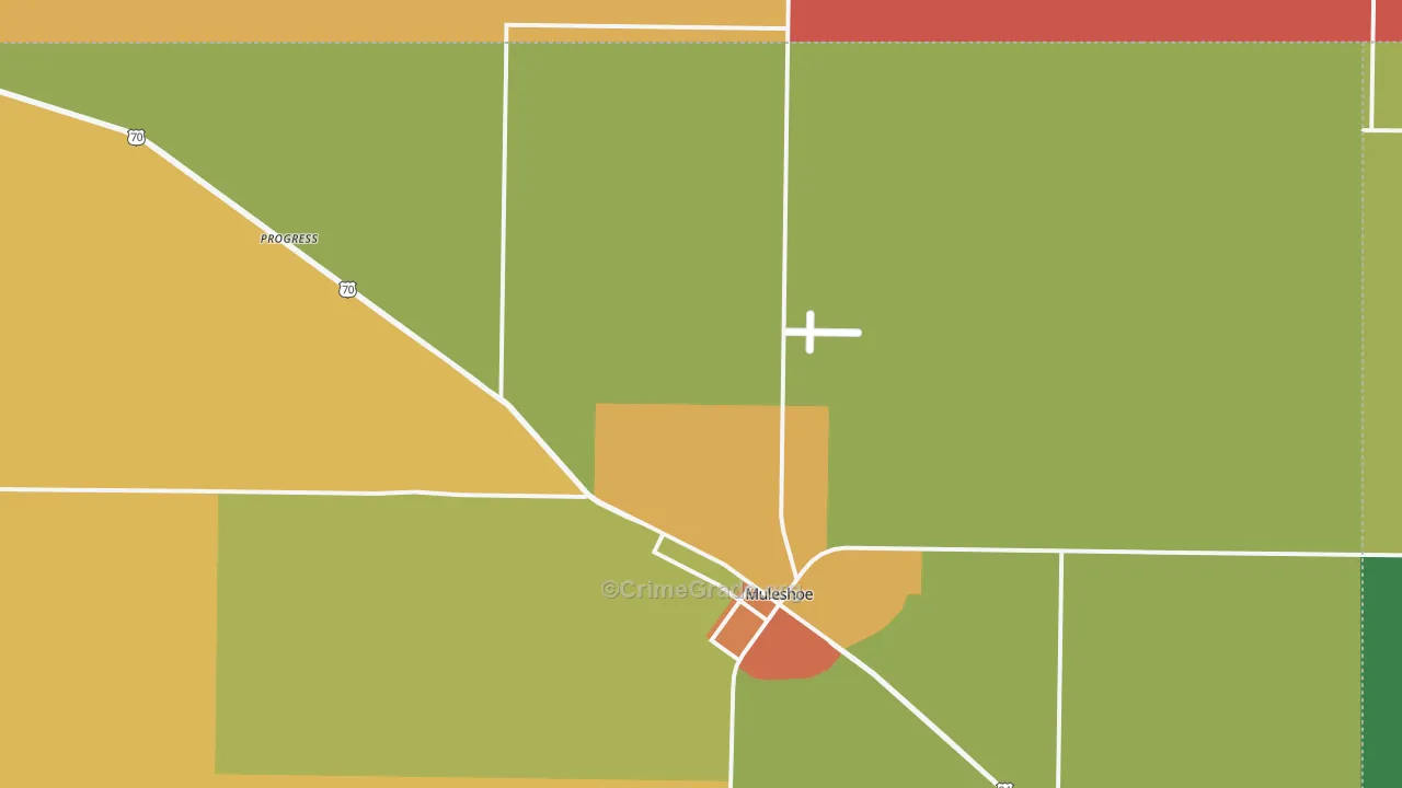 Progress, TX Map of Assault Rates