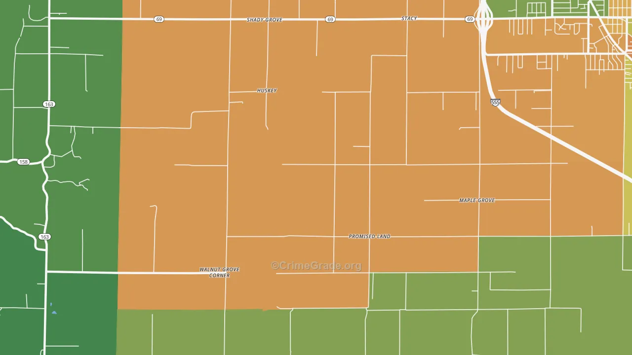 Promised Land, AR Map of Assault Rates