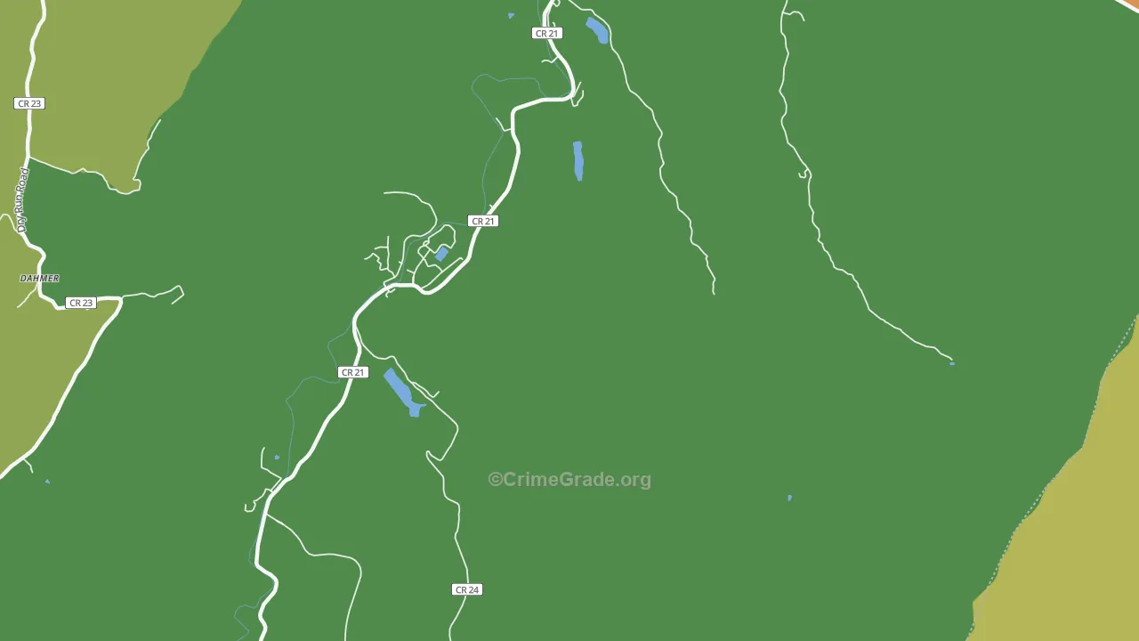 Propstburg, WV Map of Assault Rates