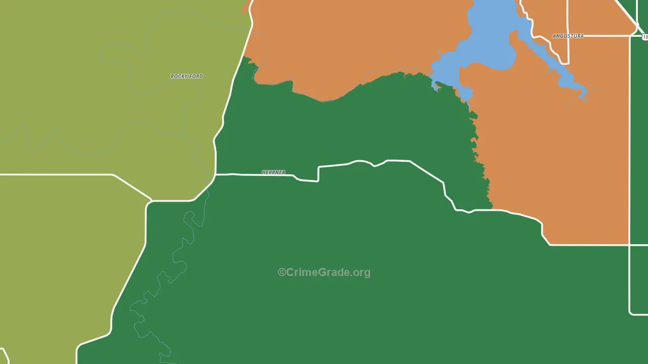 Provo, SD Map of Assault Rates