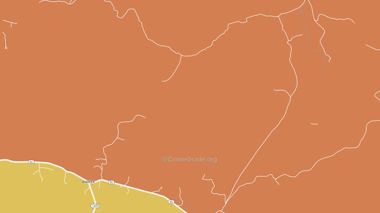 Pueblo, KY Map of Assault Rates