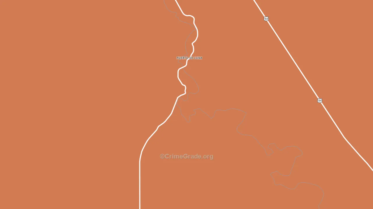Puerto De Luna, NM Map of Assault Rates