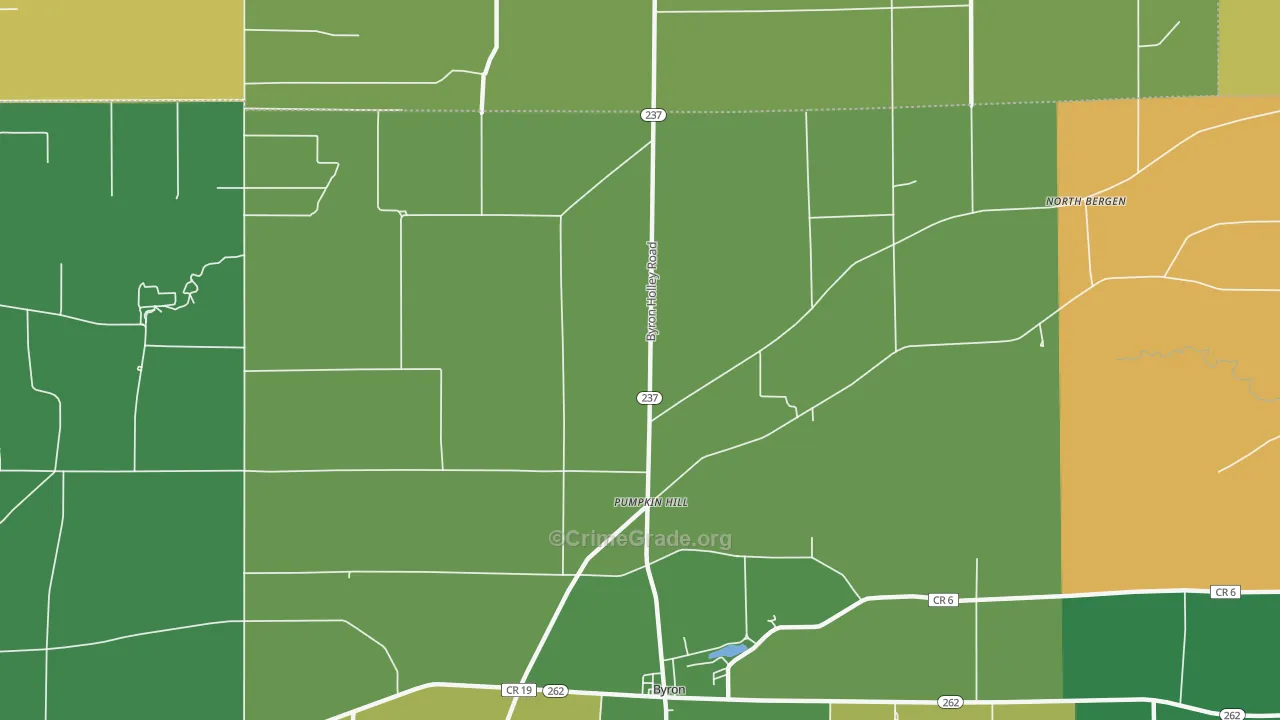 Pumpkin Hill, NY Map of Assault Rates