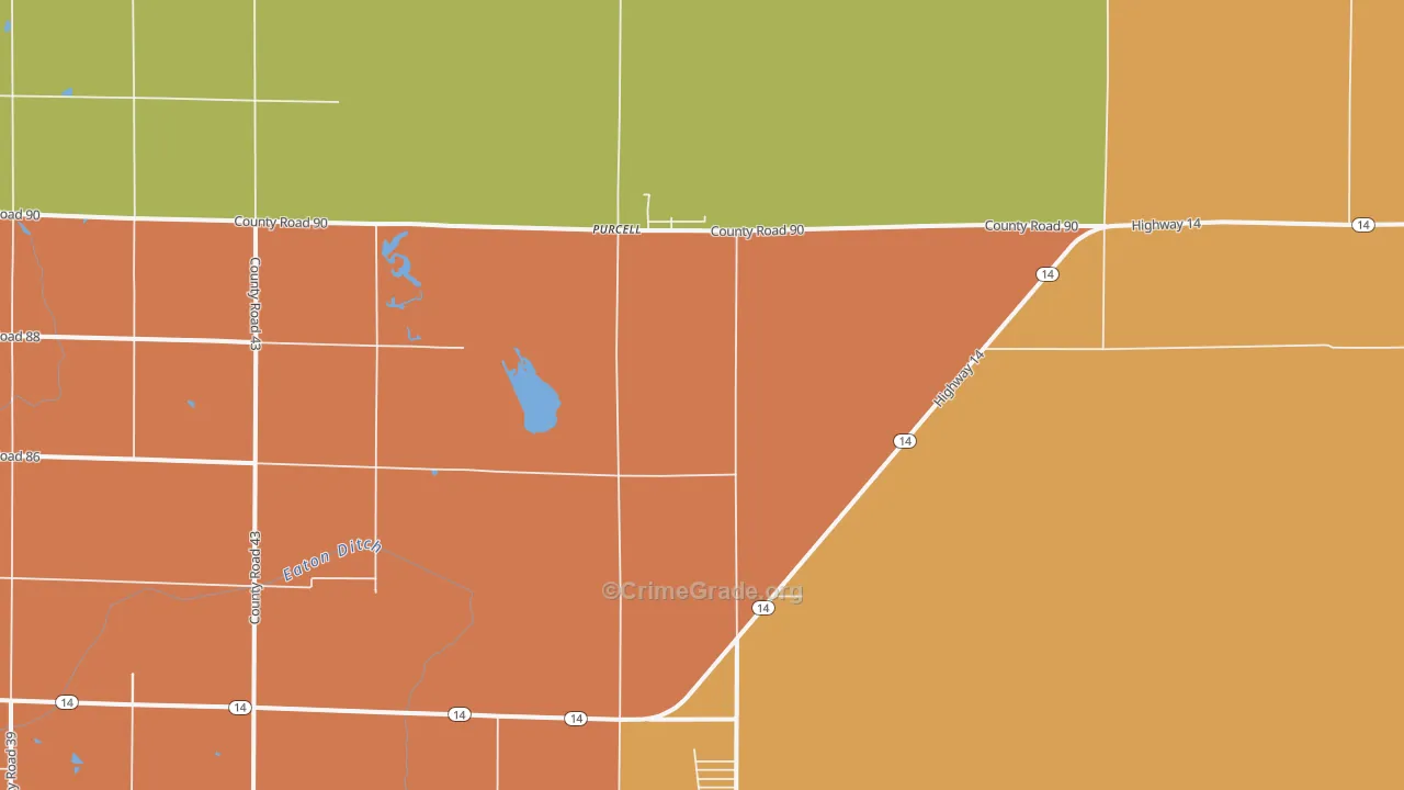 Purcell, CO Map of Assault Rates