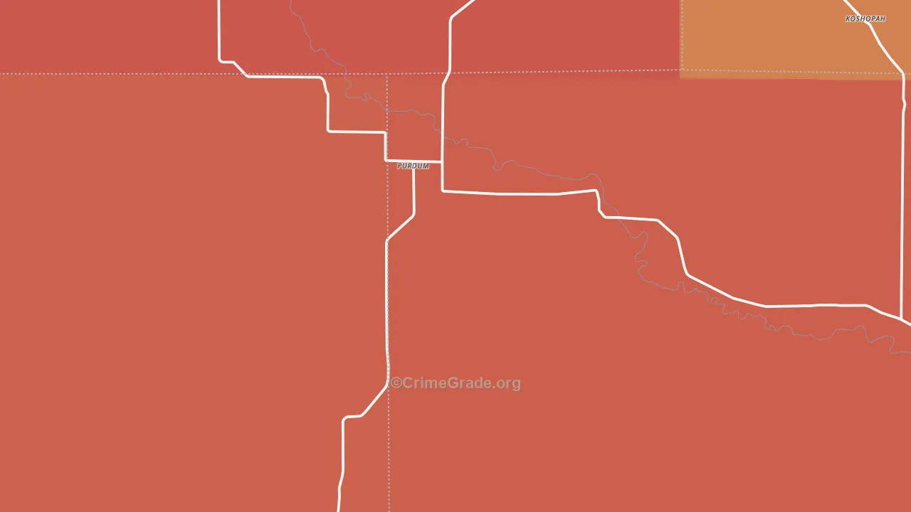 Purdum, NE Map of Assault Rates