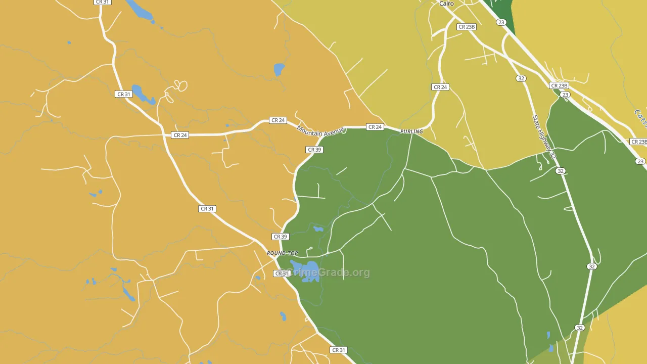 Purling, NY Map of Assault Rates