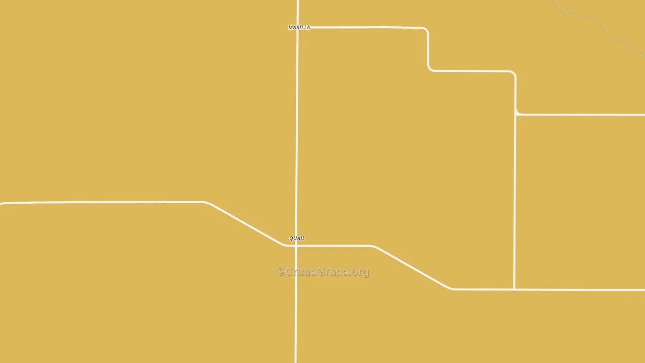 Quail, TX Map of Assault Rates